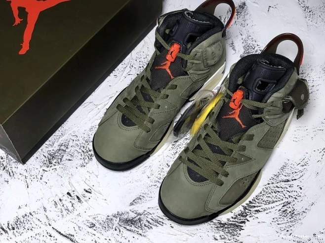 Jordan Olive Air x CN1084-200 Medium Scott 6 Travis 0729